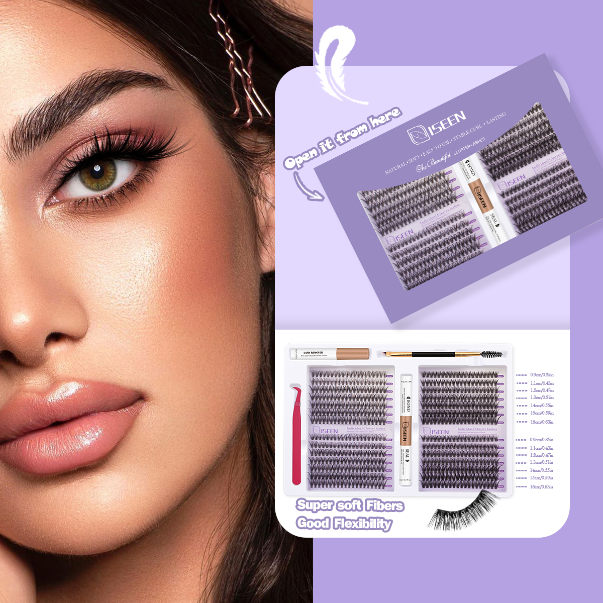 Eyelash Clusters Kit Soft Volu - Eyelash Extension Volume 리뷰 및 가격